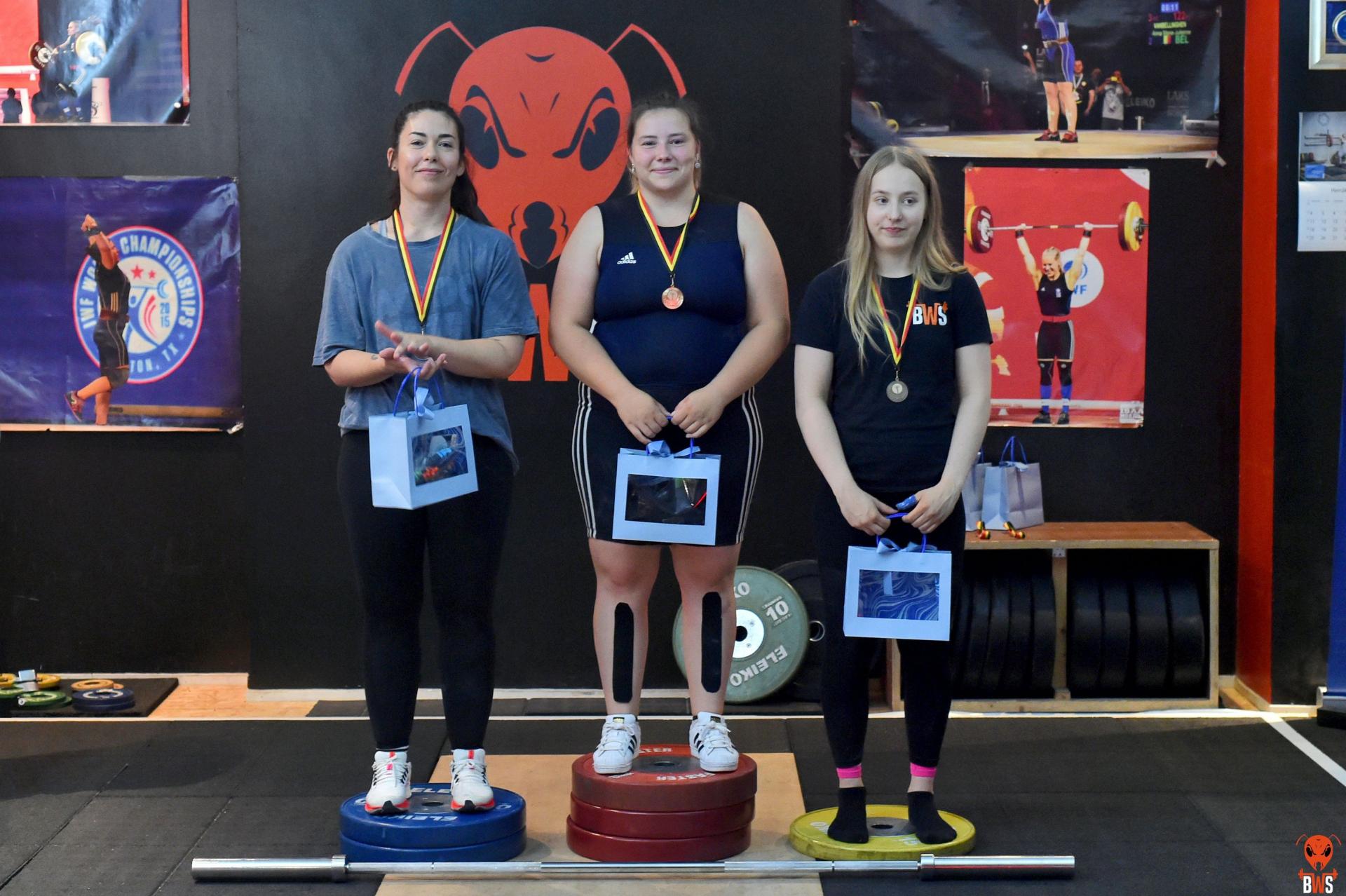 BWS Open Women podium