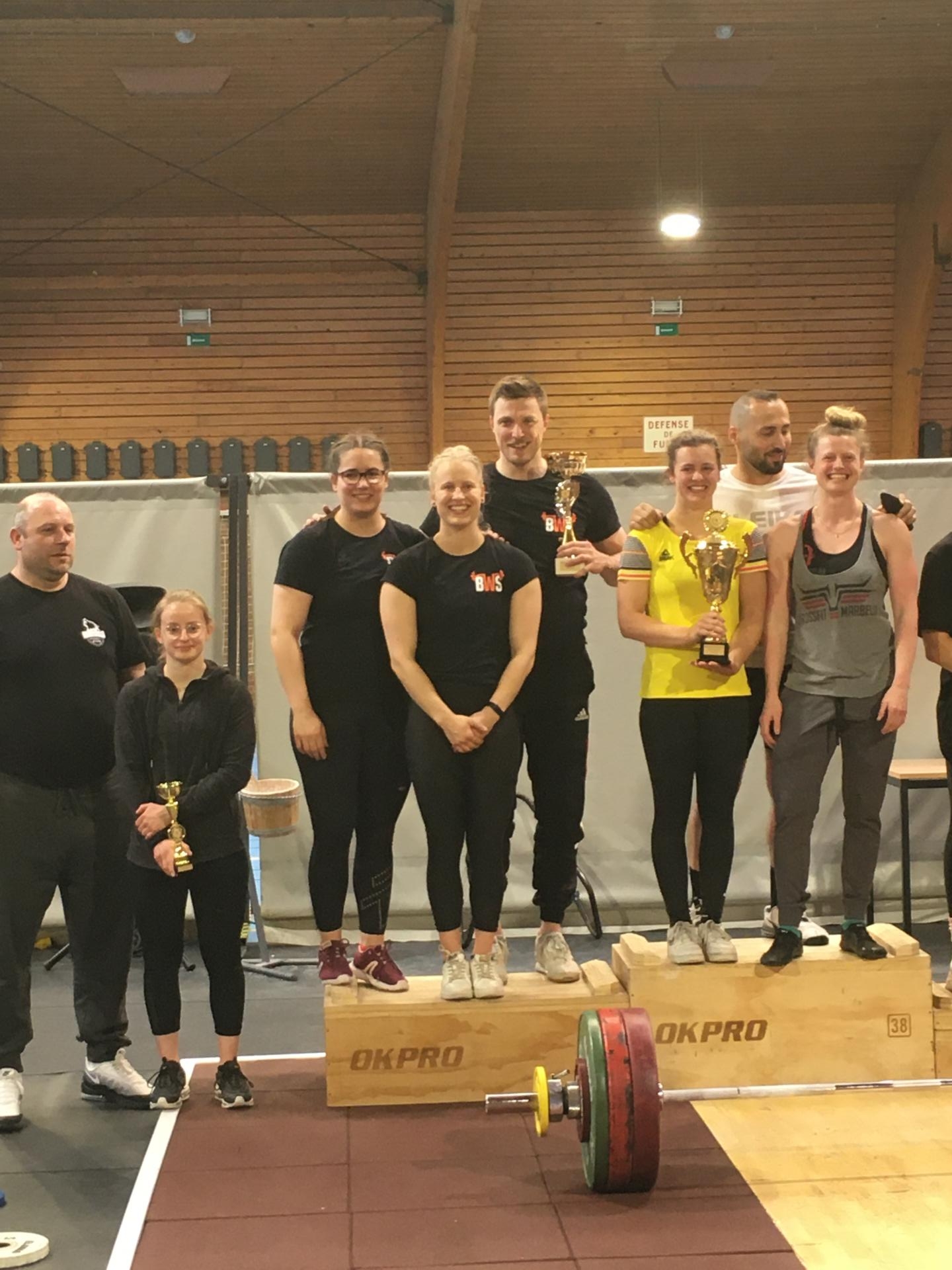 BWS podium interclub 2022