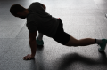 Man stretching